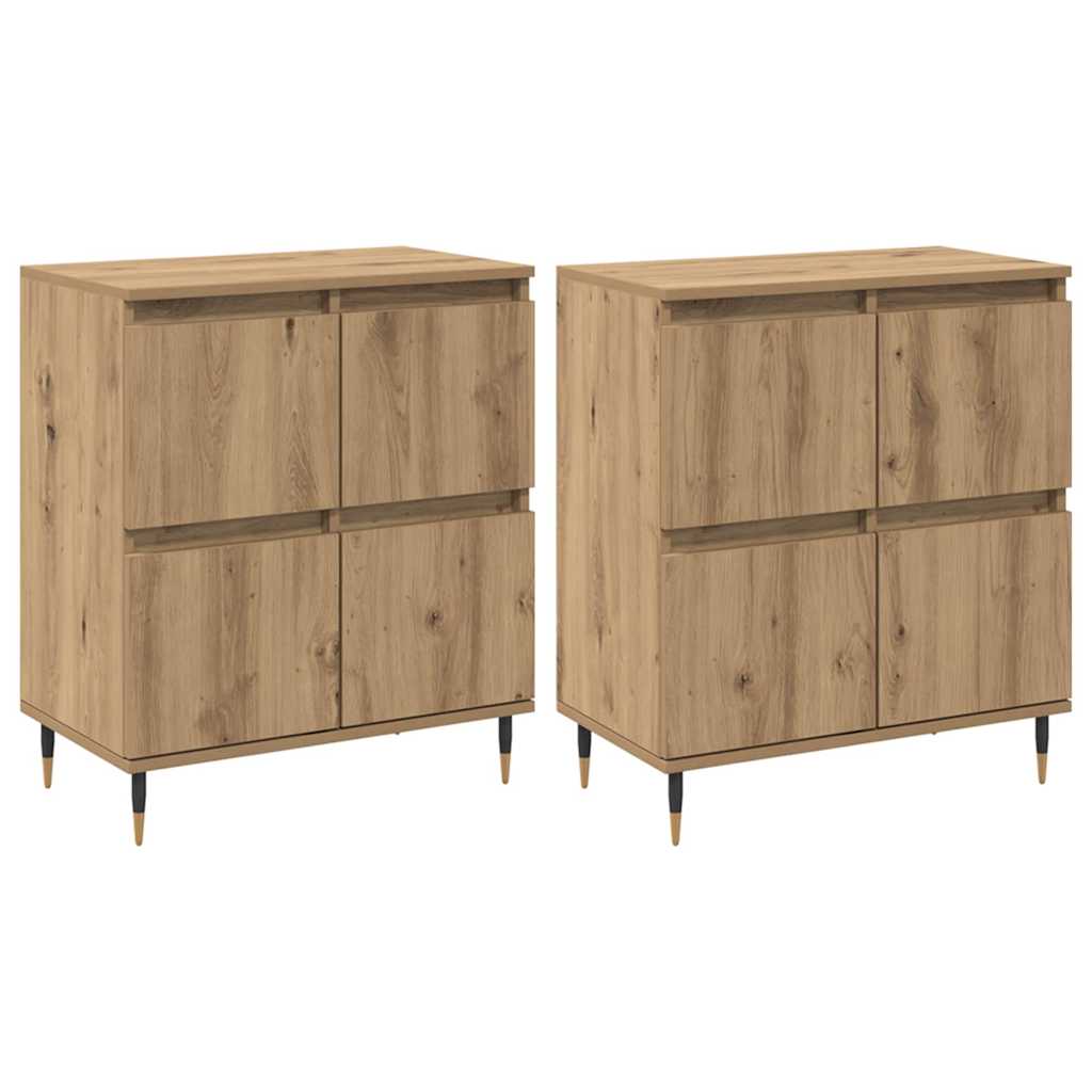 Sideboards 2 pcs rovere artigianale 120 x 35 x 70 cm - homemem39