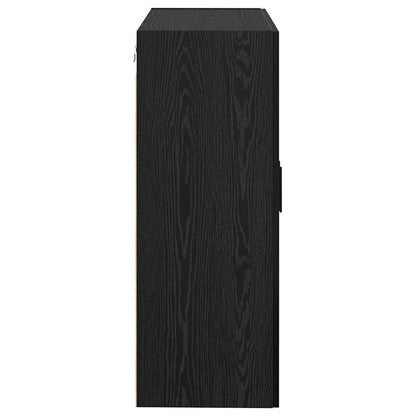 Armadi da Muro 2 pcs Rovere nero 69.5 x 34 x 90 cm - homemem39