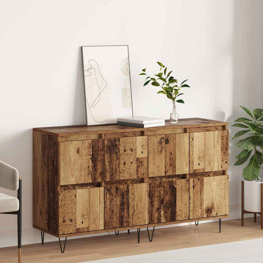 Sideboards 2 pcs Legno vecchio 120 x 35 x 70 cm - homemem39