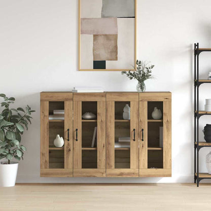 Armadi da Muro 2 pcs rovere artigianale 69,5 x 34 x 90 cm - homemem39