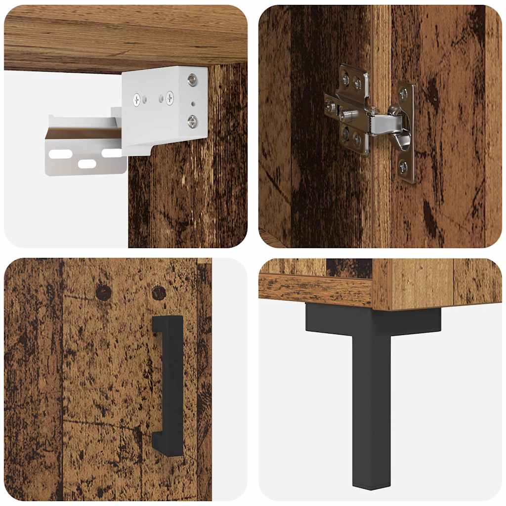 Credenza Legno vecchio 69,5 x 34 x 180 cm Legno multistrato - homemem39