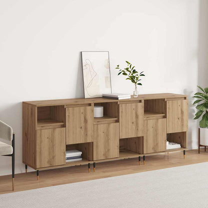 Sideboards 3 pcs rovere artigianale 180 x 35 x 70 cm - homemem39