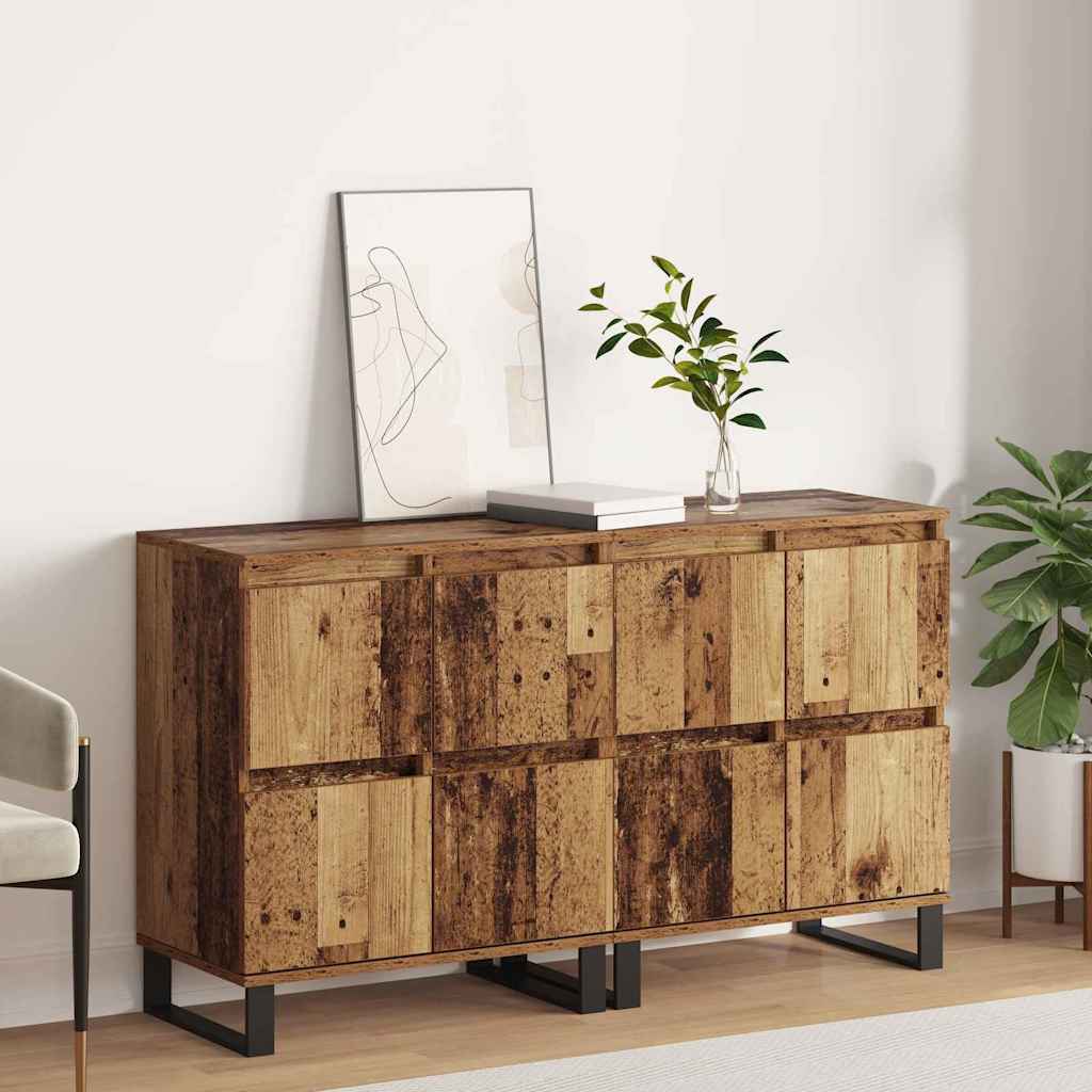 Sideboards 2 pcs Legno vecchio 120 x 35 x 70 cm - homemem39