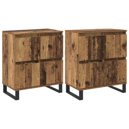 Sideboards 2 pcs Legno vecchio 120 x 35 x 70 cm - homemem39