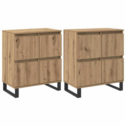 Sideboards 2 pcs rovere artigianale 120 x 35 x 70 cm - homemem39