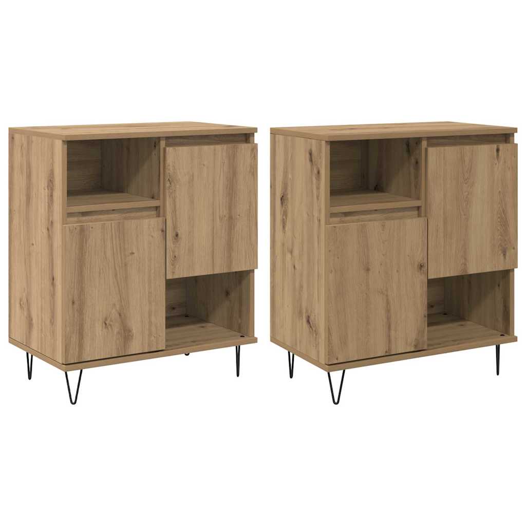 Sideboards 2 pcs rovere artigianale 120 x 35 x 70 cm - homemem39