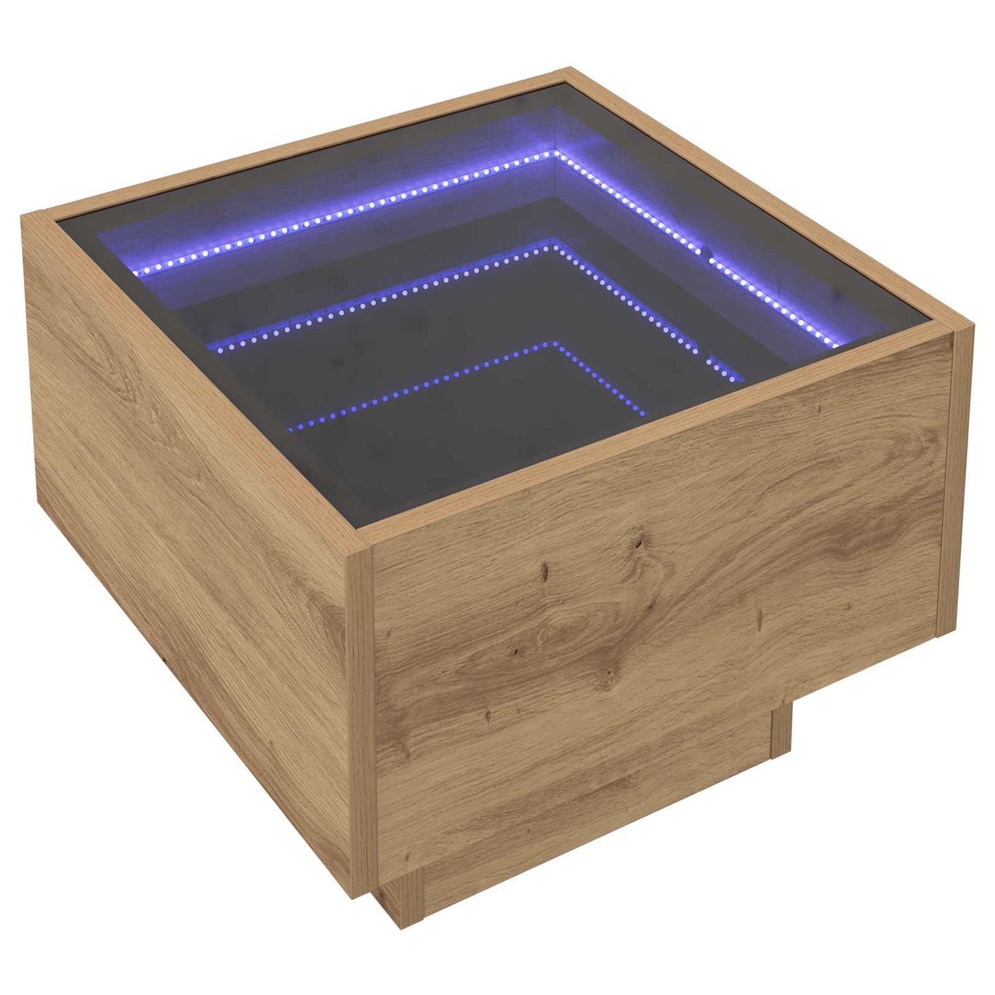 Tavolino da salotto Rovere artigianale 40 x 40 x 30 cm | homemem39