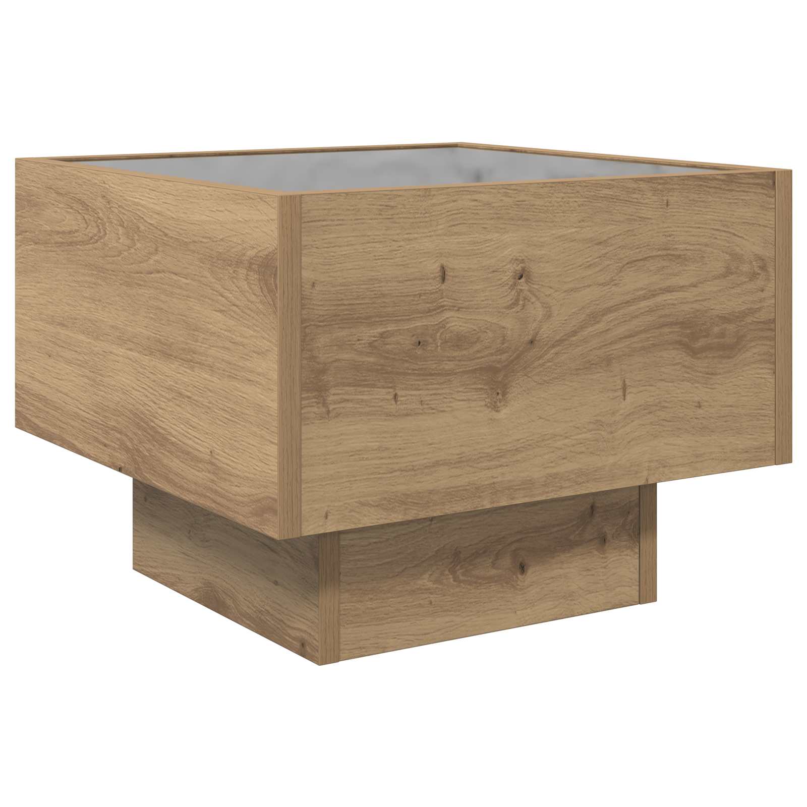 Tavolino da salotto Rovere artigianale 40 x 40 x 30 cm | homemem39