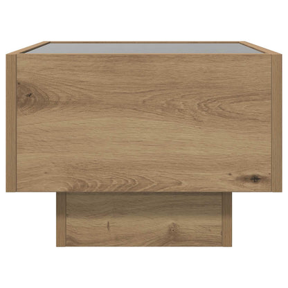 Tavolino da salotto Rovere artigianale 40 x 40 x 30 cm | homemem39