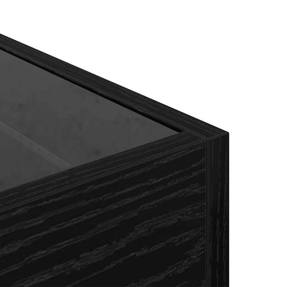Tavolino da salotto Rovere Nero 40 x 40 x 30 cm