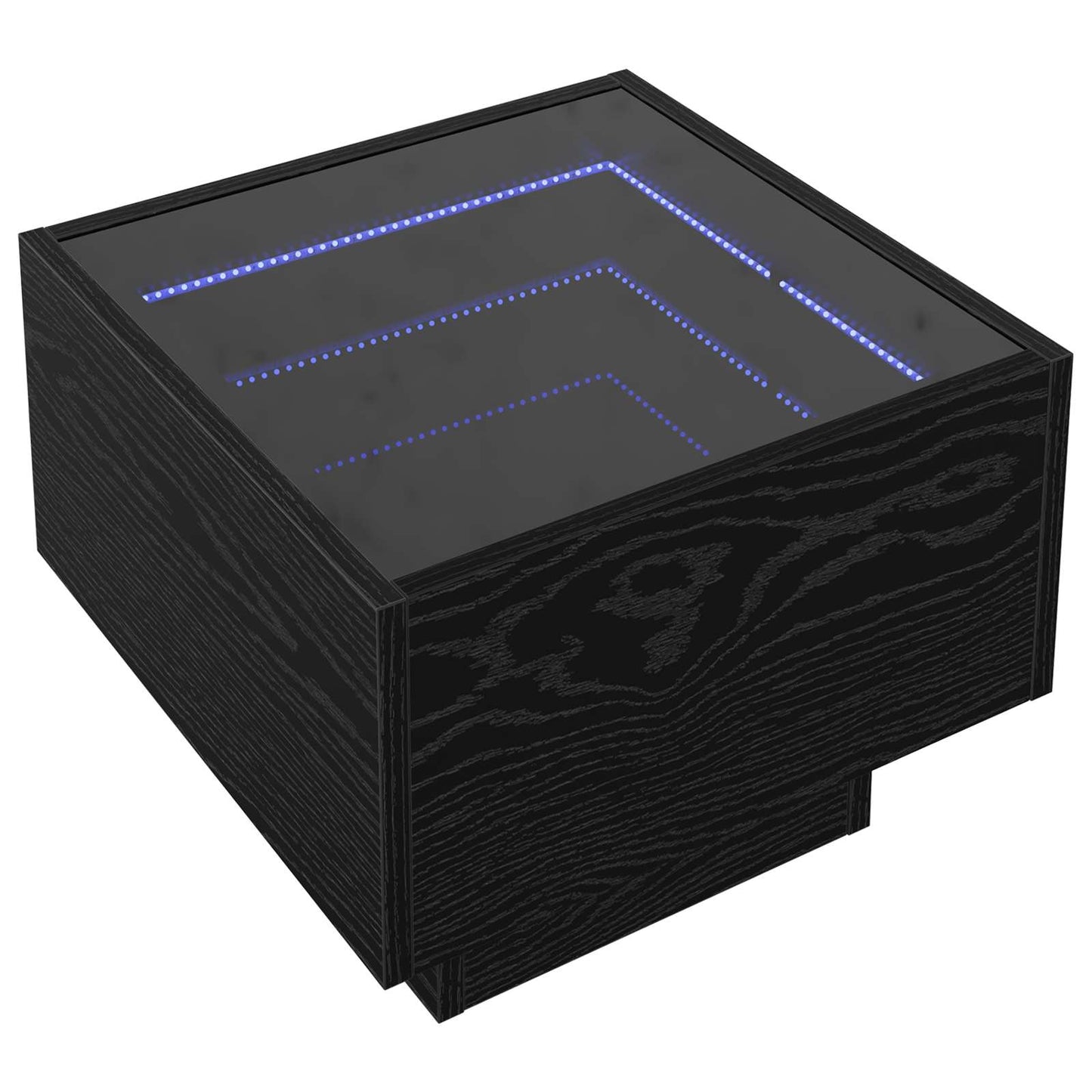 Tavolino da salotto Rovere Nero 40 x 40 x 30 cm