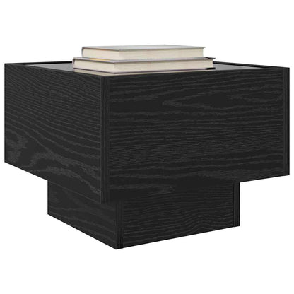 Tavolino da salotto Rovere Nero 40 x 40 x 30 cm