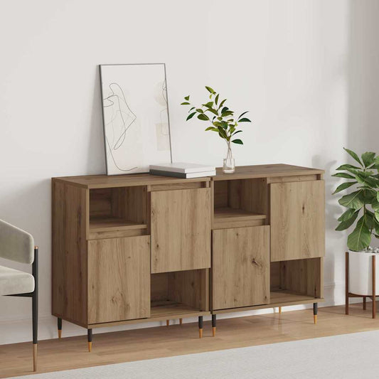 Sideboards 2 pcs rovere artigianale 120 x 35 x 70 cm - homemem39