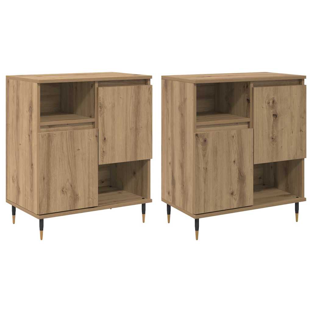 Sideboards 2 pcs rovere artigianale 120 x 35 x 70 cm - homemem39