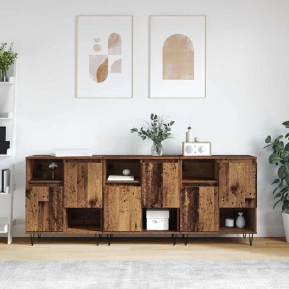 Sideboards 3 pcs Legno vecchio 180 x 35 x 70 cm - homemem39