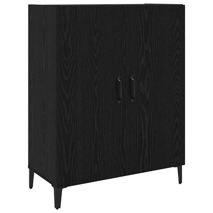 Credenza Rovere nero 69,5 x 34 x 180 cm Legno multistrato - homemem39