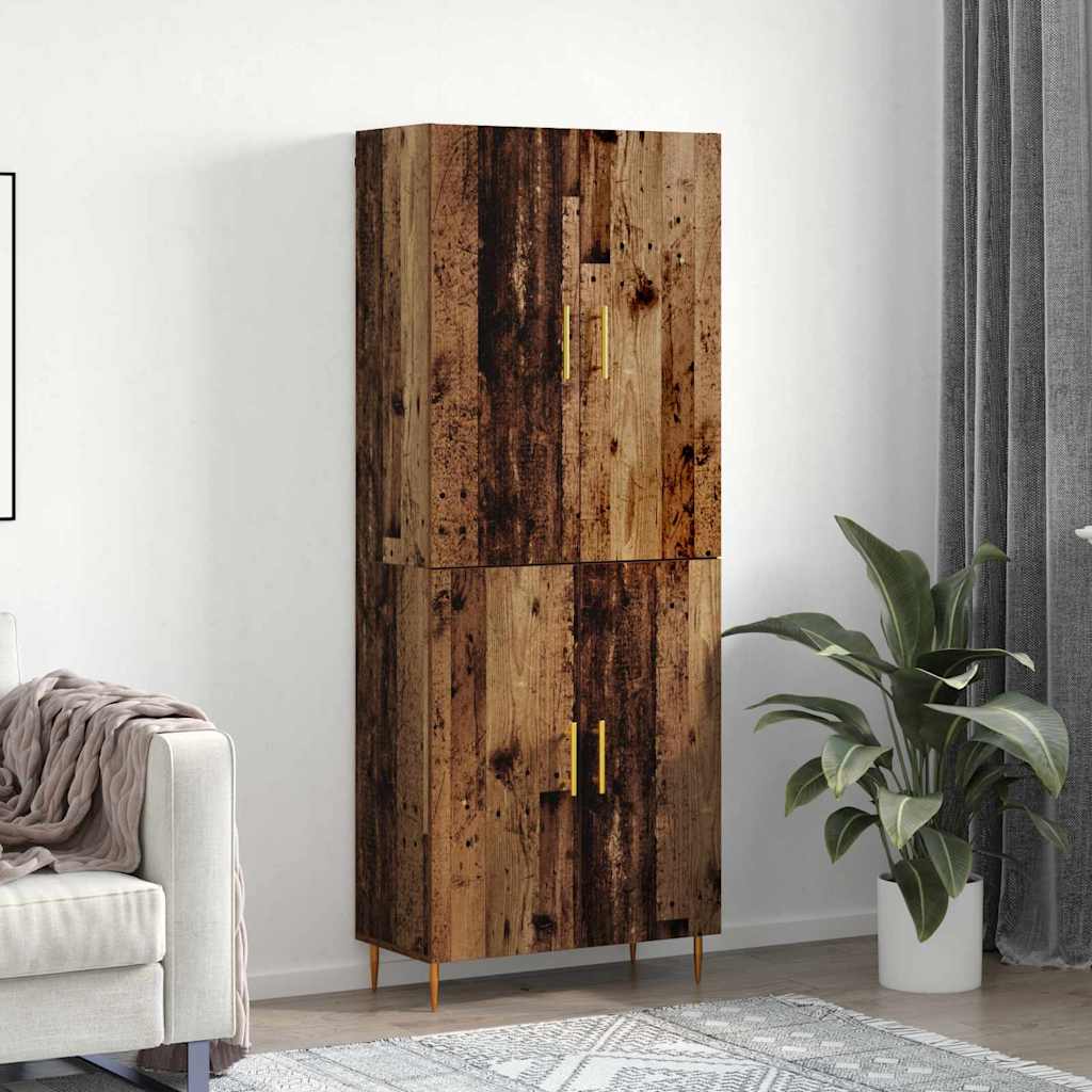 Credenza Legno vecchio 69,5 x 34 x 180 cm Legno multistrato - homemem39