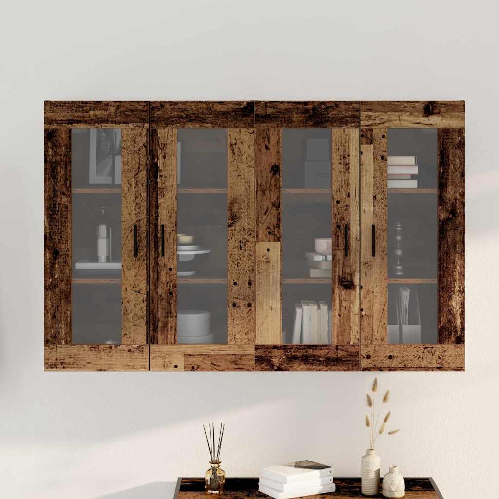 Armadi da Muro 2 pcs Legno vecchio 69,5 x 34 x 90 cm | homemem39