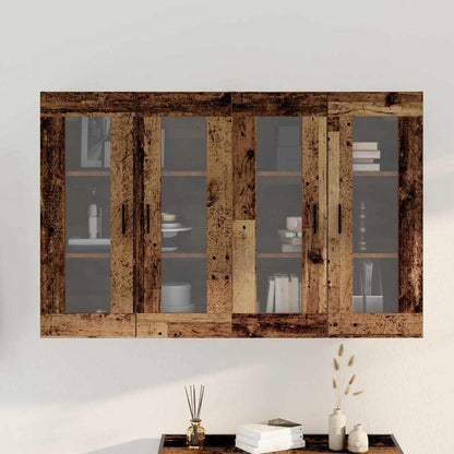 Armadi da Muro 2 pcs Legno vecchio 69,5 x 34 x 90 cm | homemem39