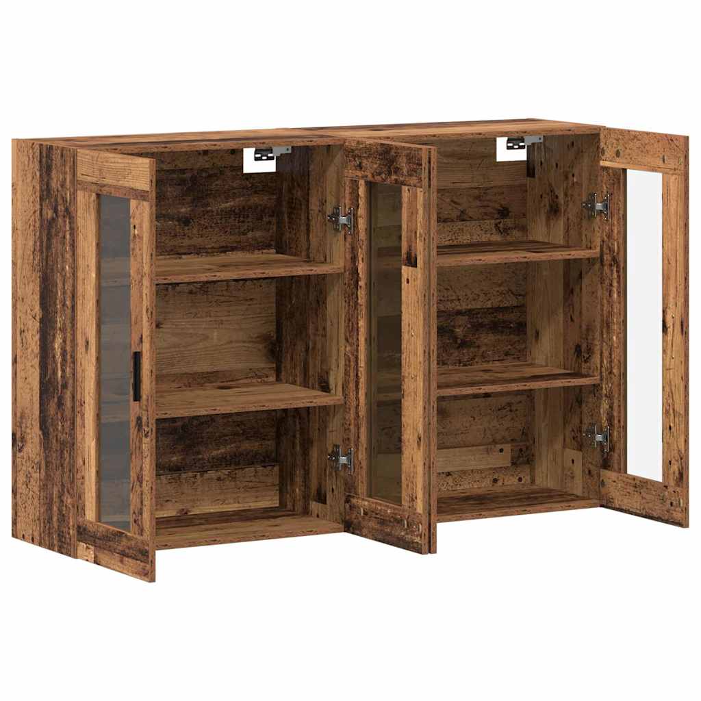 Armadi da Muro 2 pcs Legno vecchio 69,5 x 34 x 90 cm | homemem39