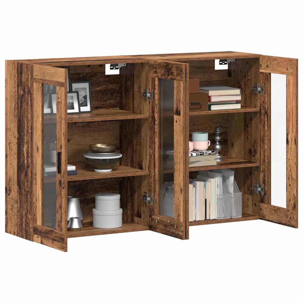 Armadi da Muro 2 pcs Legno vecchio 69,5 x 34 x 90 cm | homemem39