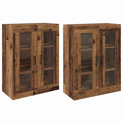 Armadi da Muro 2 pcs Legno vecchio 69,5 x 34 x 90 cm - homemem39