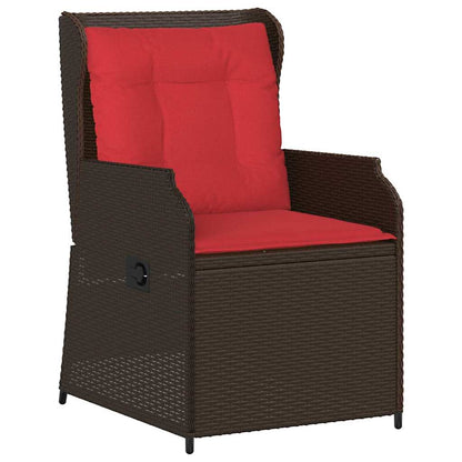 Panchina da giardino 2 pcs Marrone polyrattan | homemem39