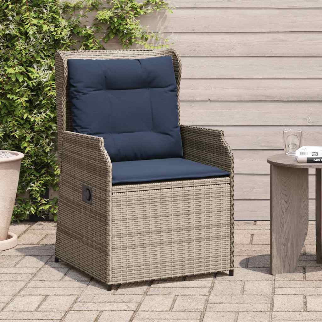 Panchina da giardino 2 pcs Grigio polyrattan | homemem39