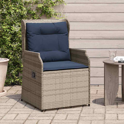 Panchina da giardino 2 pcs Grigio polyrattan | homemem39