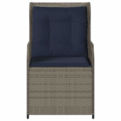 Panchina da giardino 2 pcs Grigio polyrattan | homemem39