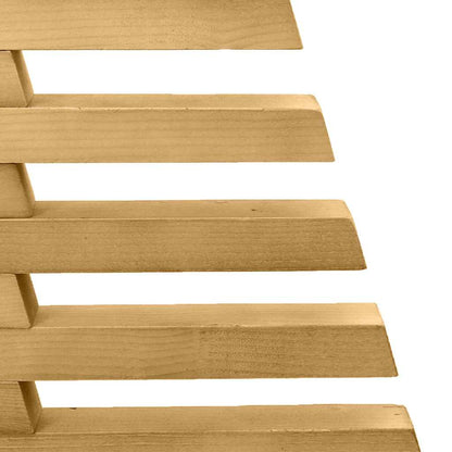 Albero di Natale in legno Marrone 60 cm Legno di pino massello