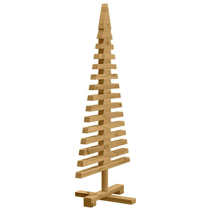 Albero di Natale in legno Marrone 90 cm Legno di pino massello