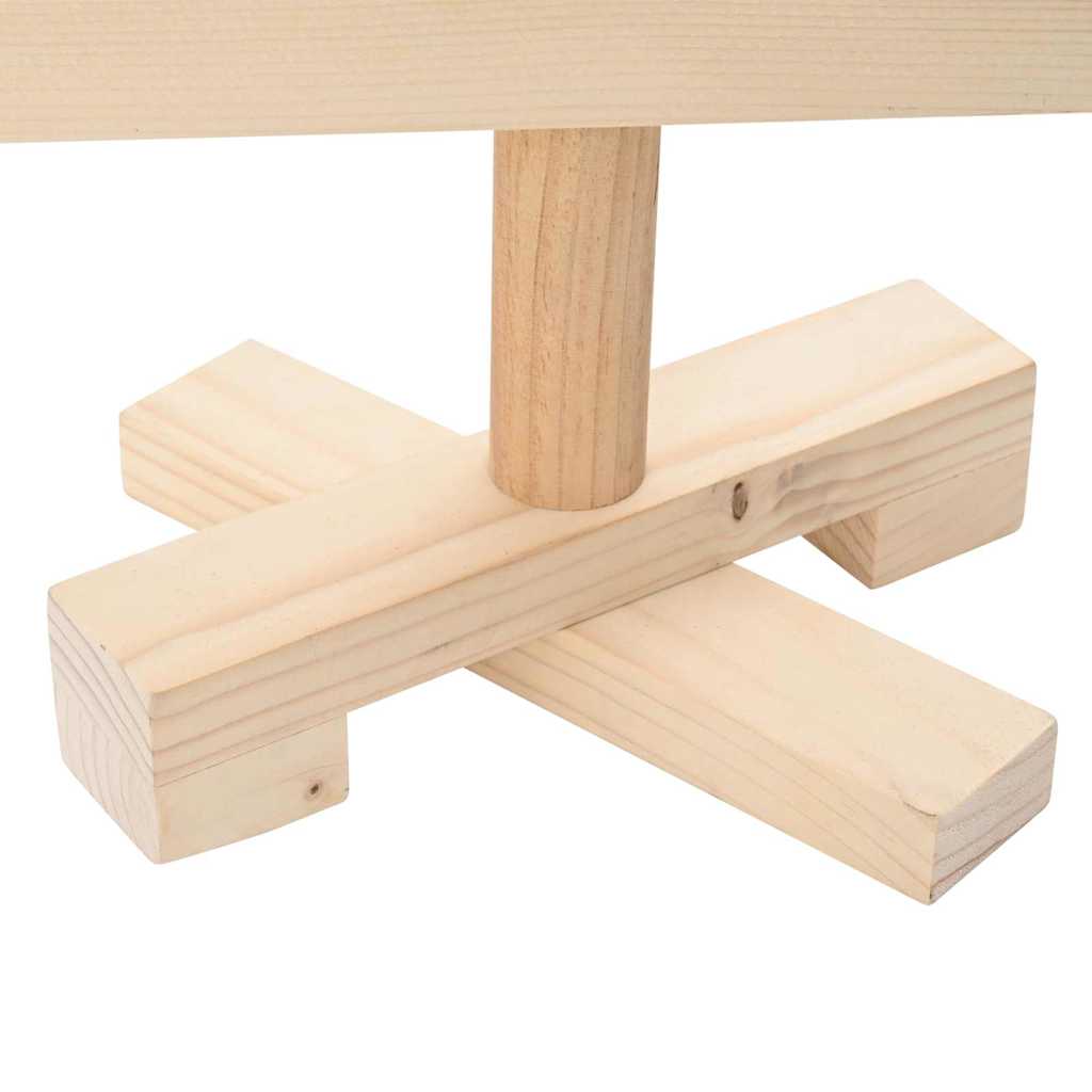 Alberi di Natale Naturale 60 cm Legno di pino massello