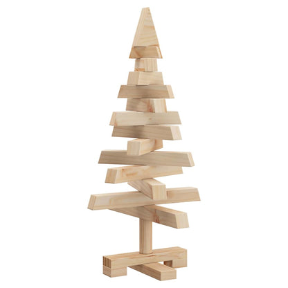 Alberi di Natale Naturale 60 cm Legno di pino massello