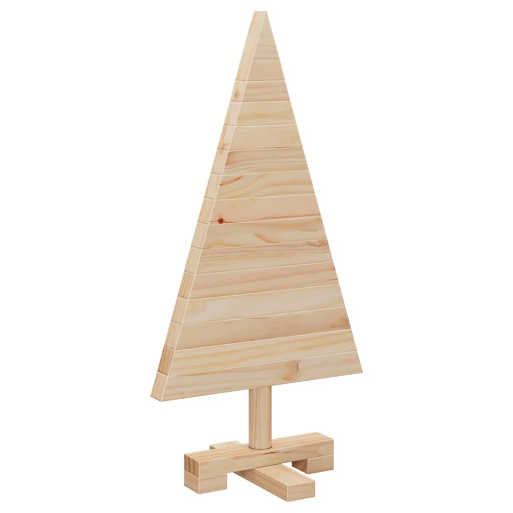Alberi di Natale Naturale 60 cm Legno di pino massello