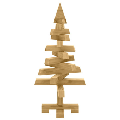 Alberi di Natale Marrone 60 cm Legno di pino massello