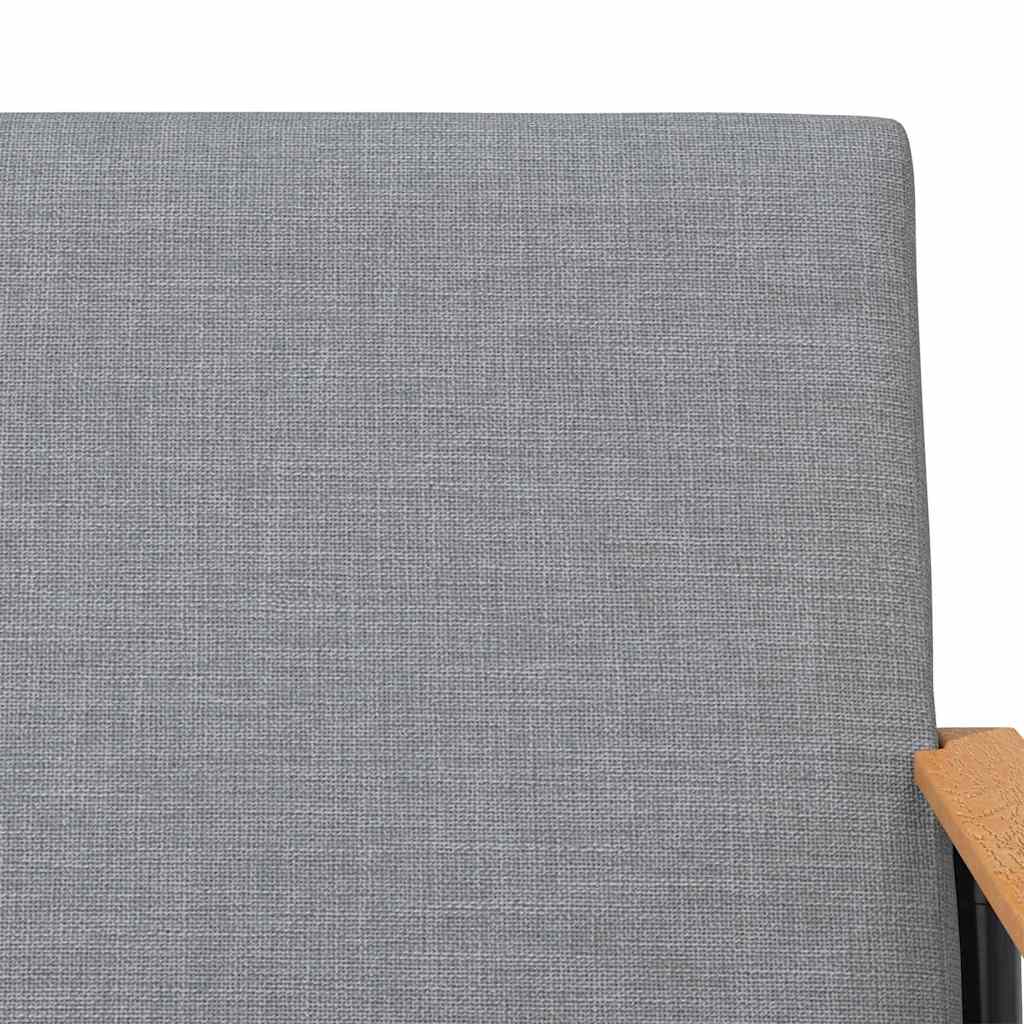poltrona Grigio chiaro 59 x 75 x 78 cm Tessuto