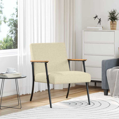 poltrona Crema Tessuto