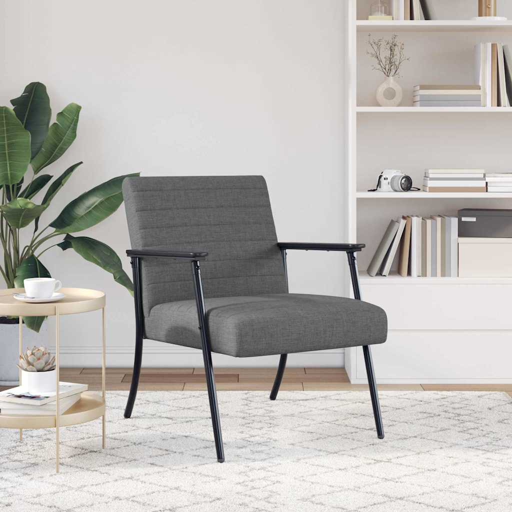 poltrona Grigio scuro 59 x 75 x 78 cm Tessuto