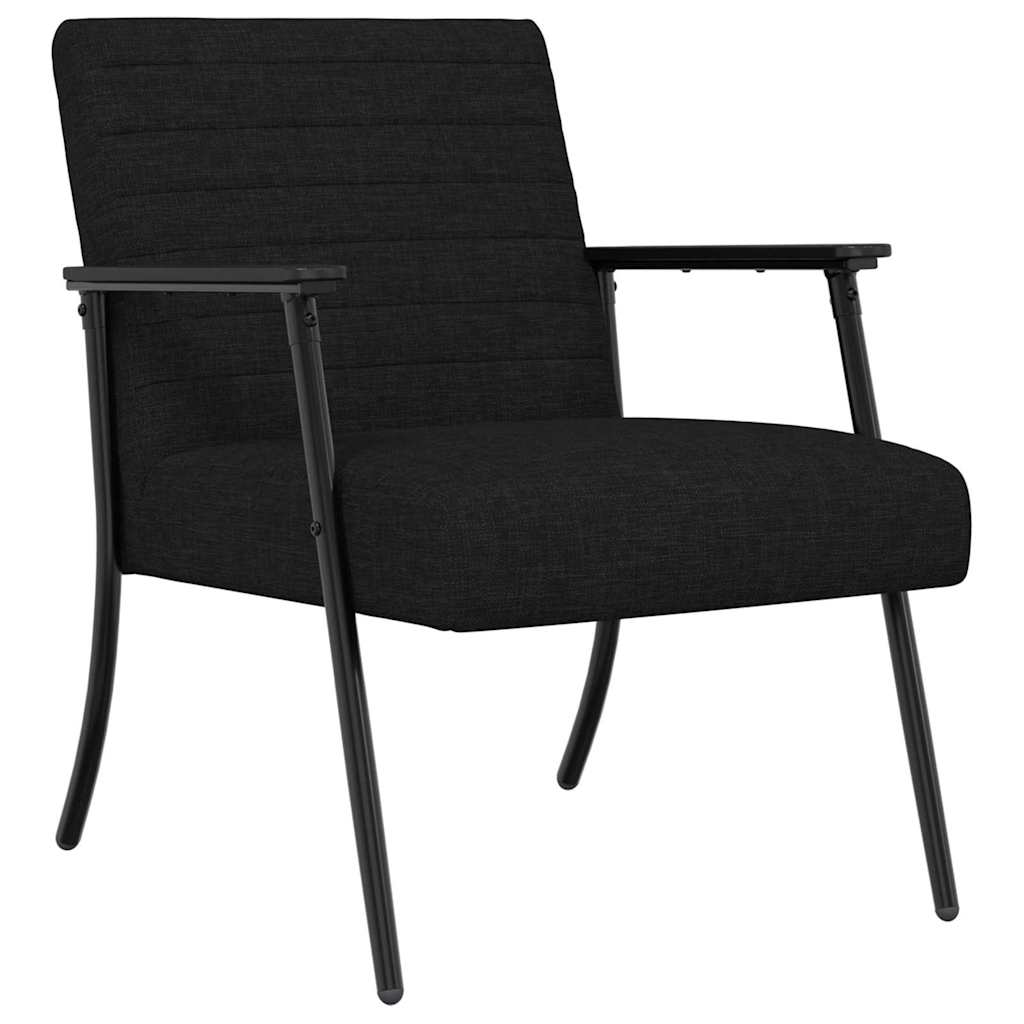 poltrona Nero 59 x 75 x 78 cm Tessuto