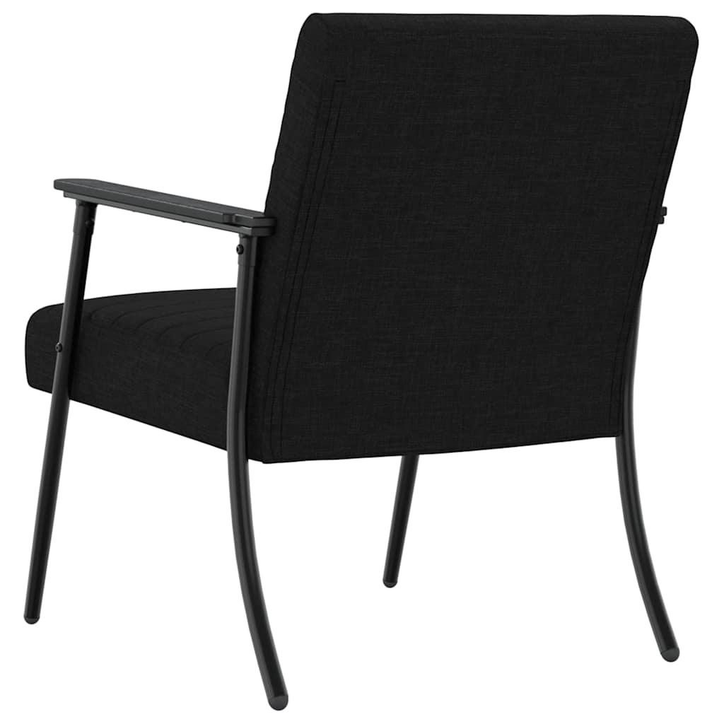 poltrona Nero 59 x 75 x 78 cm Tessuto