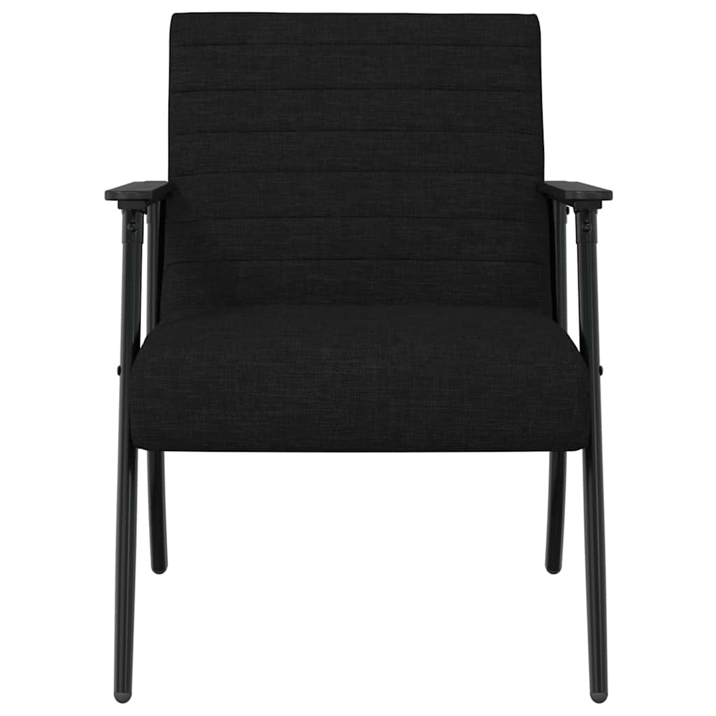 poltrona Nero 59 x 75 x 78 cm Tessuto
