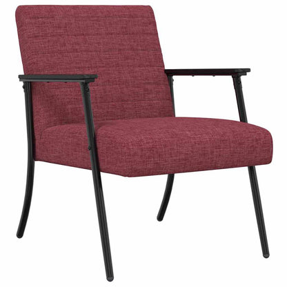poltrona Rosso Vino 59 x 75 x 78 cm Tessuto