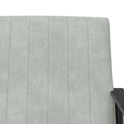 poltrona Grigio chiaro 59 x 75 x 78 cm Velluto