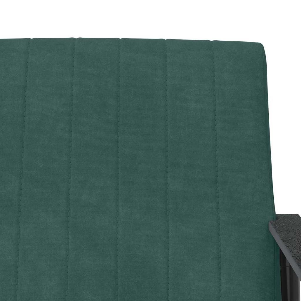 poltrona Verde Scuro 59 x 75 x 78 cm Velluto