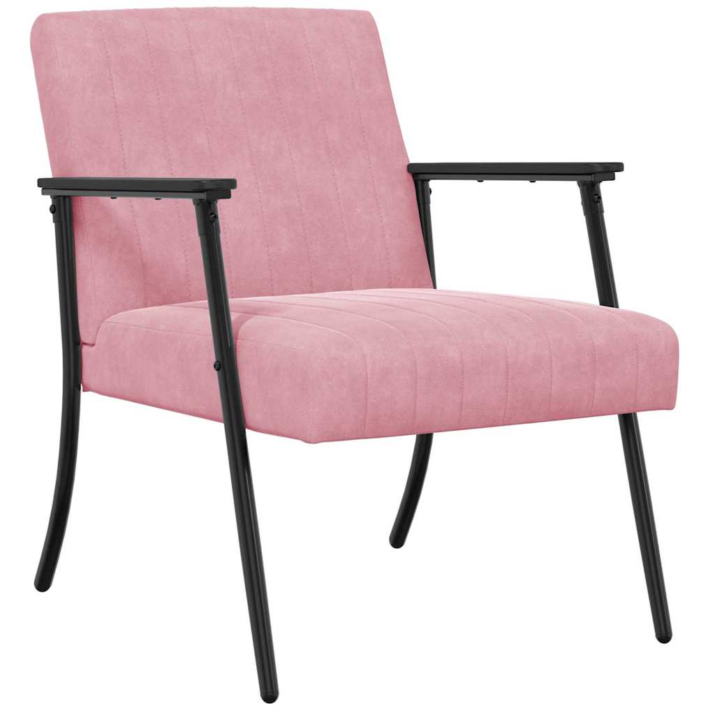 poltrona Rosa 59 x 75 x 78 cm Velluto