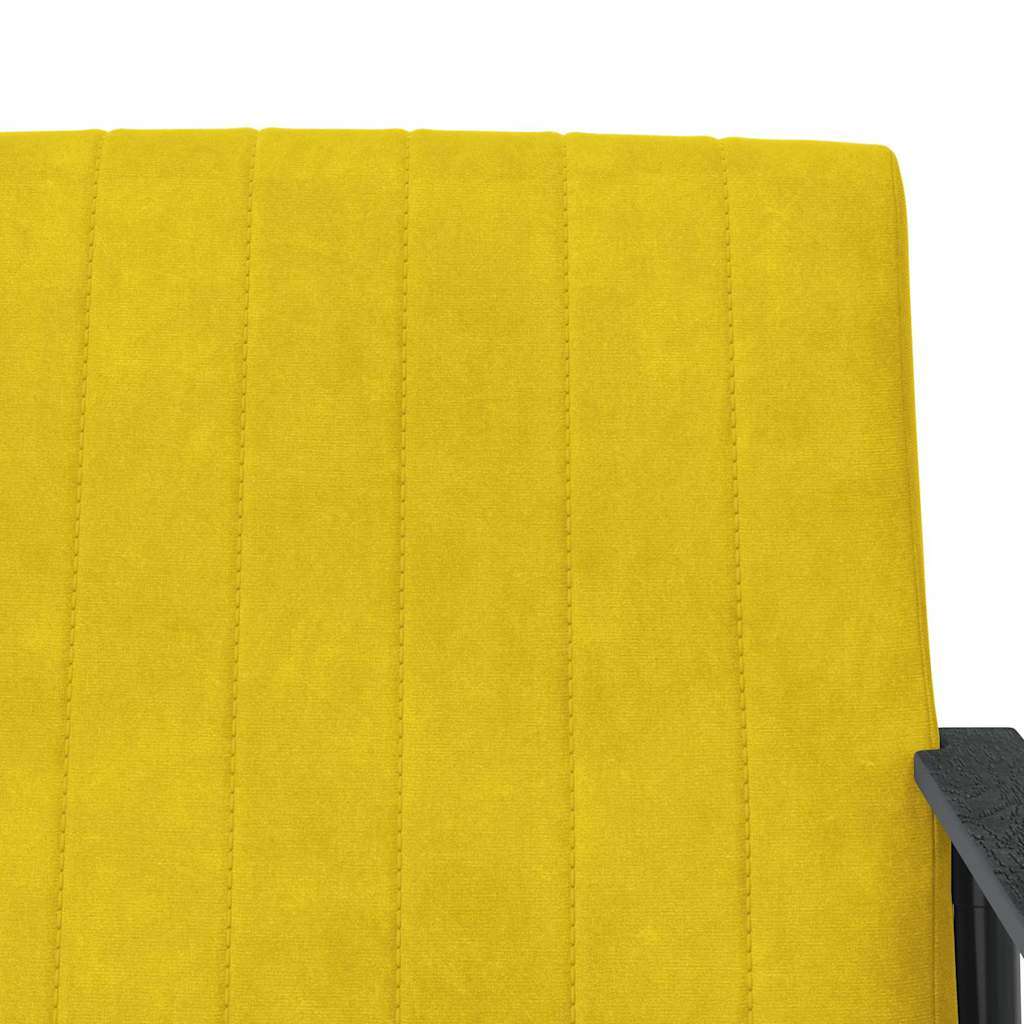 poltrona Giallo 59 x 75 x 78 cm Velluto