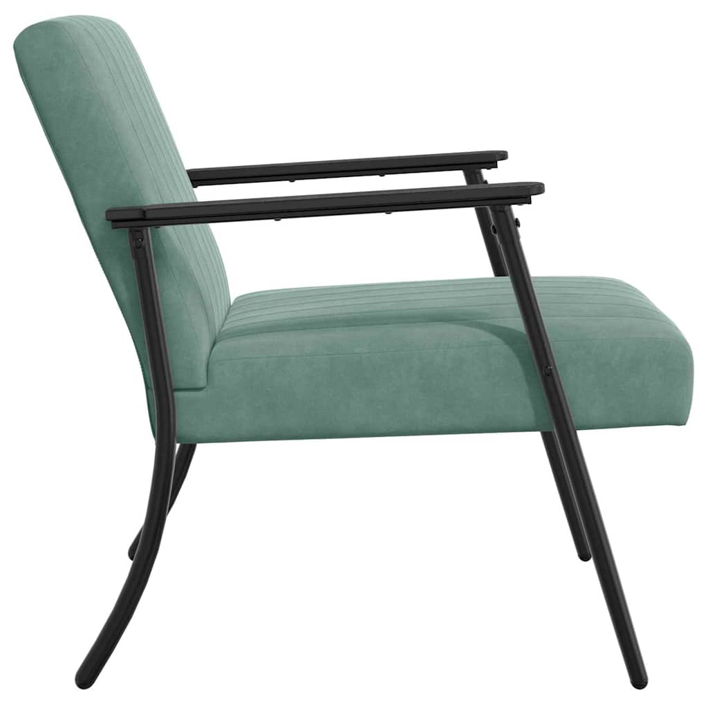 poltrona Verde Mare 59 x 75 x 78 cm Velluto