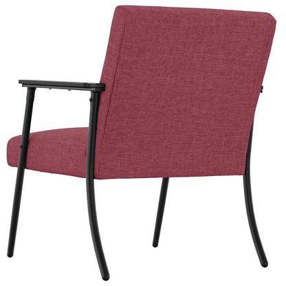 poltrona Rosso Vino 59 x 75 x 78 cm Tessuto