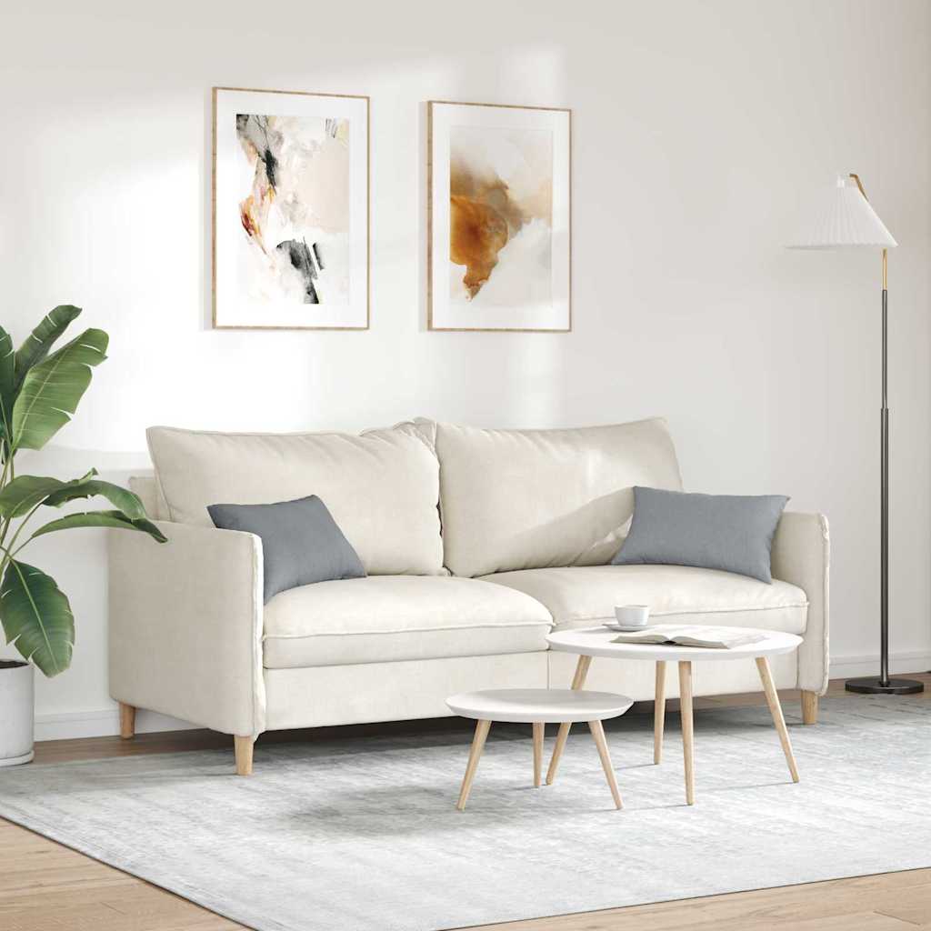 Cuscini da Divano 2 pcs Grigio chiaro 50 x 30 cm Tessuto | homemem39